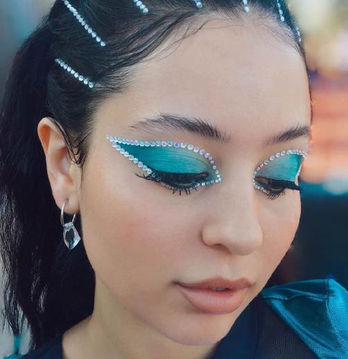 Alexia Demie rhinestones