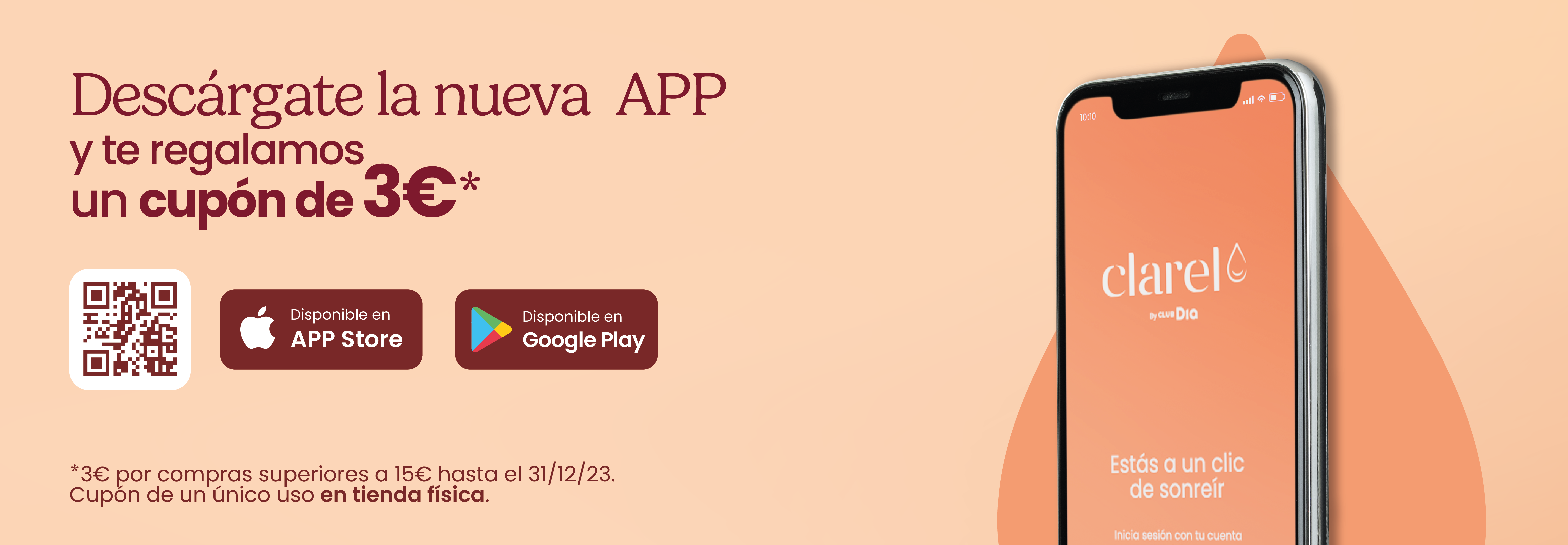 ¡Consigue tu cupón de 3€!